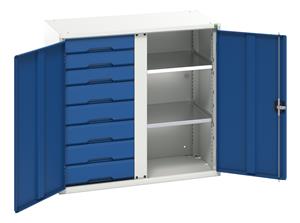 Verso 1050x550x1000H Partition Cupboard 8 Drawer 2 Shelf Bott Verso Basic Tool Cupboards Cupboard with shelves 53/16926558.11 Verso 1050x550x1000H Kitted Cupboard.jpg